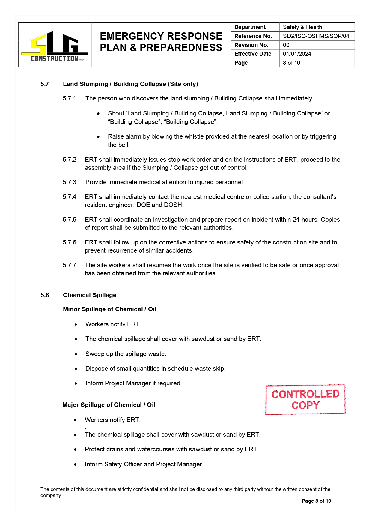 SLG-PRO-SOP Page 8